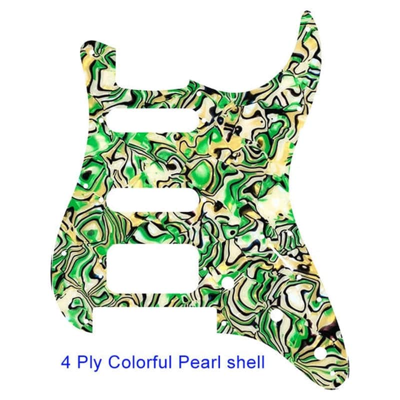 Custom Pickguards - Colorful pearl shell image 1