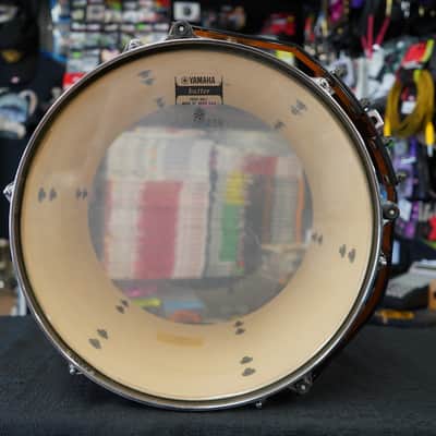 Tama Superstar Series 14" Birch/Basswood Tom w/ DieCast Hoops - Orange Satin Flame | 11x14" image 5