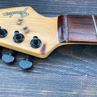 90s Fender Japan ST-STD Stratocaster Neck Rosewood Fingerboard image 12