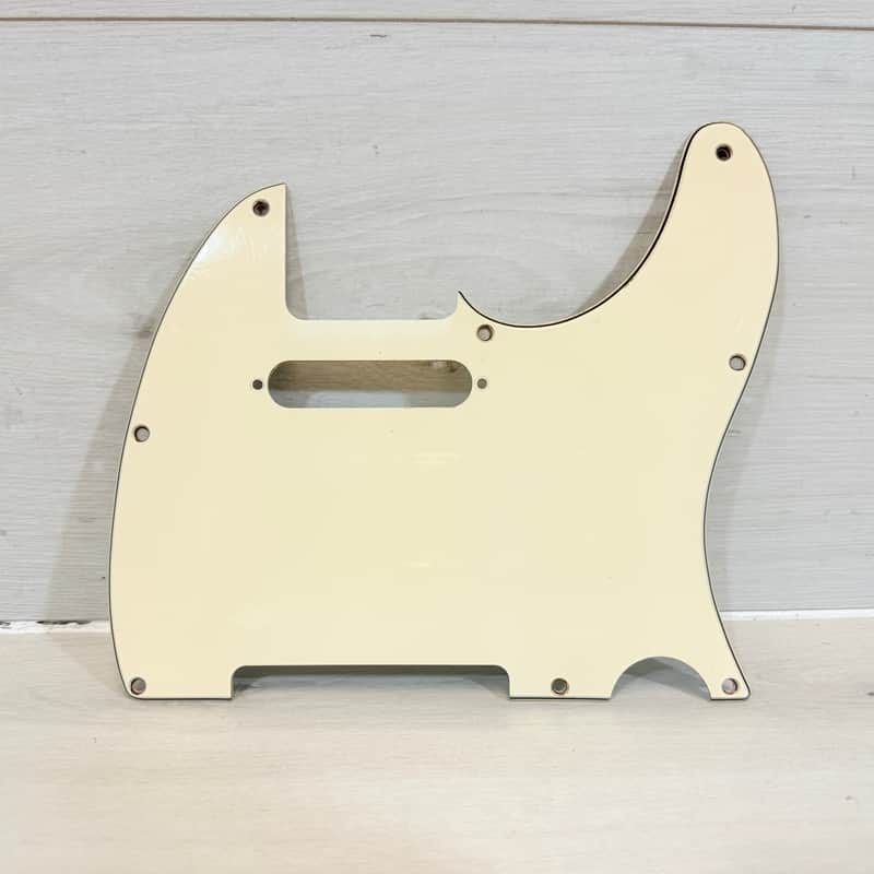 Unknown Telecaster T-Style Guitar Pickguard — Black — Single Coil Routing