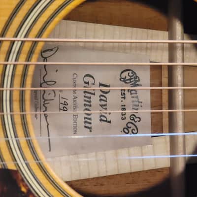 Martin D-35 David Gilmour Custom Signature Edition 2021 Natural image 4