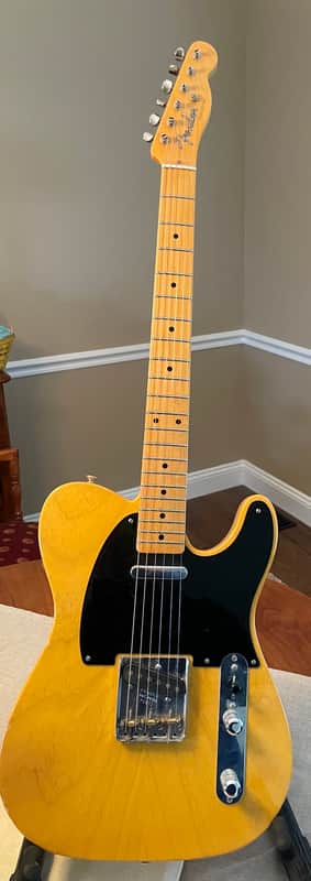 Fender AVRI '52 Telecaster Reissue 2012 - Butterscotch - Blackguard