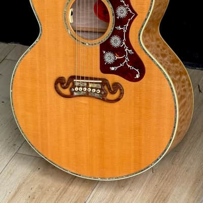 Gibson SJ-200 Quilt Vine  2015 - Insane Quilted Maple all over w/stunning Abalone inlaid on every surface. image 3