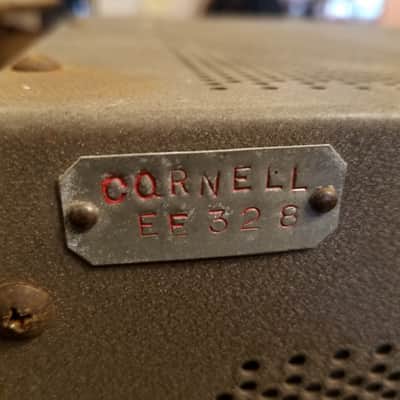 Thordarson Early T-31W25A 25 Watt Tube PA Amp 6L6 push pull T31W25A 31W25A 1946 - Grey wrinkled paint image 11