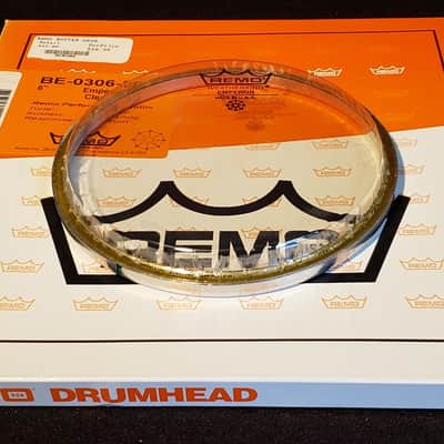 Remo Emperor Clear Drum Head 6" image 1