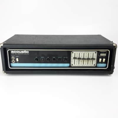 Vintage Acoustic Model 450 / Solid State Bass Amp Head 170 Watts w/ Footswitch image 6