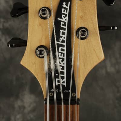 Rickenbacker 4003S/5 string Bass w/BLACK hardware 1990 Mapleglo image 3
