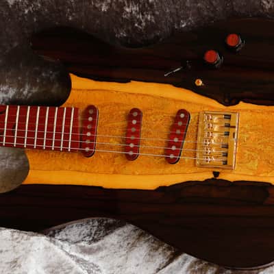 Build to order GB Liuteria Boutique Petra 6 string fiber optic lights edition image 11