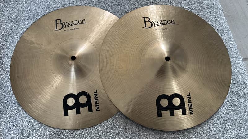Meinl 14" Byzance Traditional Thin Hi-Hat (Pair)