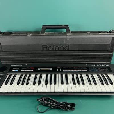Roland Alpha Juno-1 49-Key Programmable Polyphonic Synthesizer 1985 - 1988 - Black image 17