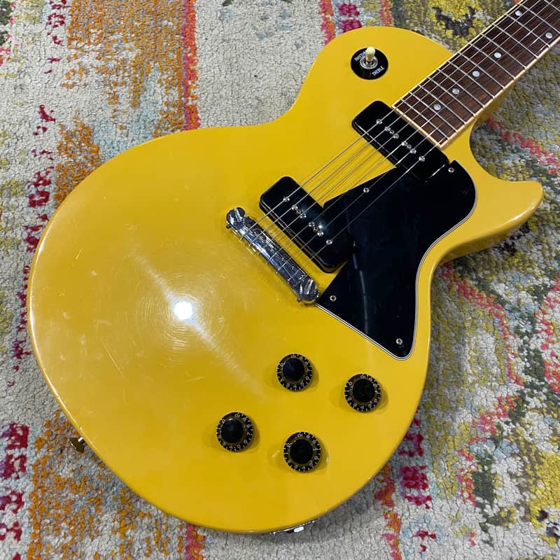 2014 Gibson Les Paul Special in TV Yellow with Hardshell Case | Reverb