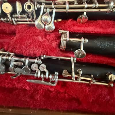 Leblanc wood  Oboe with case and reed. Made In France image 3