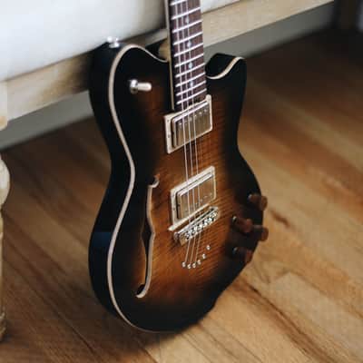 Luxe Procella - Tobacco Burst - Premium Handcrafted Semi-hollow Offset Guitar w/ Lambertones Pickups image 1