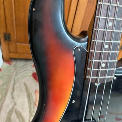 1975 Fender Precision Bass- Sunburst Plays and sounds great! image 5