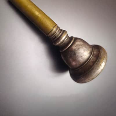 Vintage Mouthpiece Wind Trumpet Brass Early Soviet Union 1920s image 6