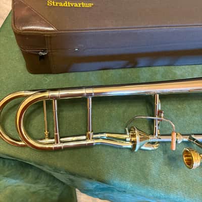 Bach Stradivarius LT42BOG 2000's - Gold Brass Bell/Lightweight Nickel Silver Outer Slide image 5