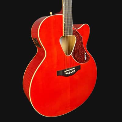 Gretsch G5022CE Rancher Jumbo Cutaway Electric, Fishman Pickup Savannah Sunset Inc Hard case image 2