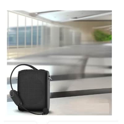 Voice Amplifier with Bluetooth, Portable Speaker and Microphone | Wireless Mic Headset Speaker for Teachers, Tour Guide, Public Speaking, Fitness Instructors, Features Mute image 3