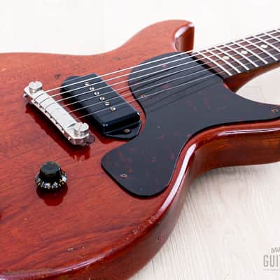 1959 Gibson Les Paul Junior Double Cut Cherry Vintage Guitar w/ Case image 6
