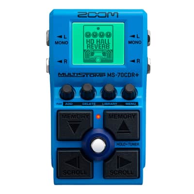 Zoom MS-70CDR+ MultiStomp Stereo Multi-Effects Pedal with 149 Effects image 1