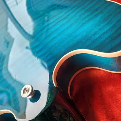 Gibson ES-335 Figured Ocean Water Perimeter * RARE Demo Model * image 17