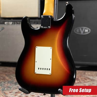 Fender Dealer Exclusive Vintera Road Worn '60s Stratocaster, Rosewood Fingerboard Electric Guitar - 3-Color Sunburst with Hardshell Case image 2