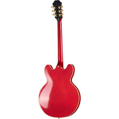 Epiphone Masterbilt Gem Archer Sheraton Electric Guitar - Cherry Red image 3