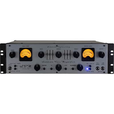 Ashdown Engineering ABM-600-DR-EVO IV 600W Dual-VU Magnifier Rackmount Bass Head with Valve Drive Preamp (3 RU) image 3