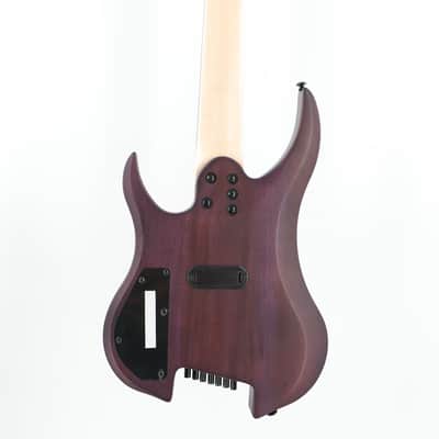 Legator Ghost G7FSS 7-String Headless Multiscale Guitar - Satin FM Purple image 6