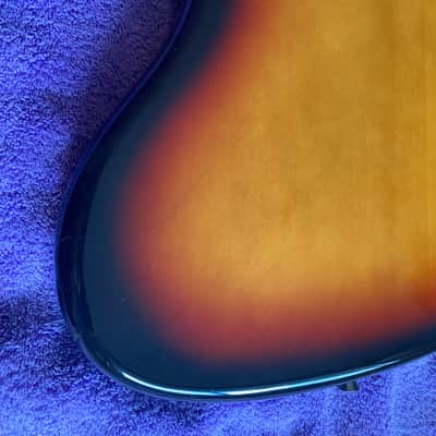 Fender MIJ '62 REISSUE JAZZ BASS 1987-1988 - SUNBURST ROSEWOOD FINGERBOARD GREAT CLEAN BASS! image 9