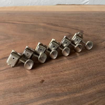 Fender Kluson Deluxe Tuner Set Double Line Vintage 1964-1967 - Nickel image 1