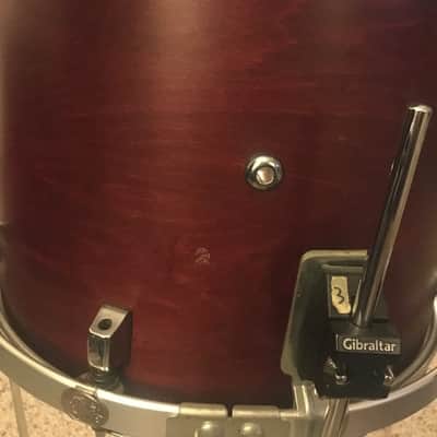 Orange County Drum & Percussion OCDP USA 6-piece drum kit 2002 Burgundy Satin image 5