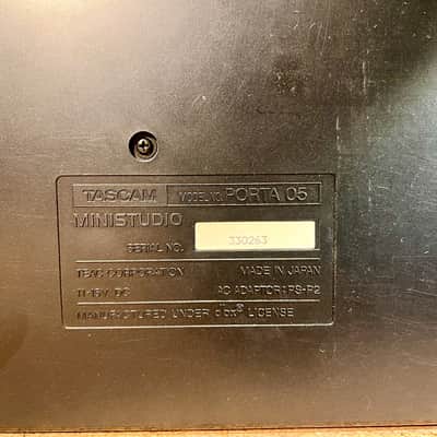 TASCAM Porta 05 Multitrack Cassette Recorder 1990s – The cassette section is not working properly image 10