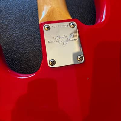 Fender Custom Shop '66 Precision Bass Journeyman Relic 4-String Bass Guitar, Rosewood Fingerboard, Hot Rod Red journeyman image 12