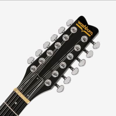 Washburn H12TB | Wing Series Hawk 12-String Electric Guitar w/Gigbag, Trans Black, Full Warranty! image 22