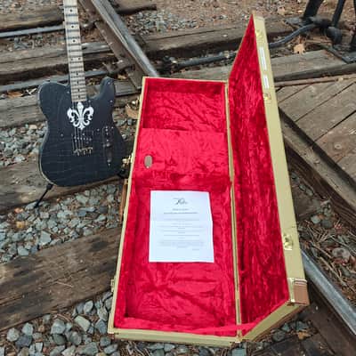 2015 Palir Gator | Hand-Carved Gator Top | Black Nitro | Boutique USA Tele Style image 3