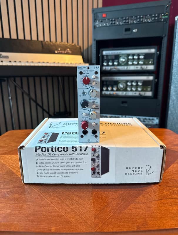 Rupert Neve Designs Portico 517 500 Series Mic Pre / Compressor Module 2011 - Present - White image 1