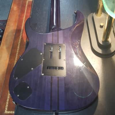 Ibanez SRGT 47 FM thru-neck spot model passive 24F 2003 - Translucent Purple image 14