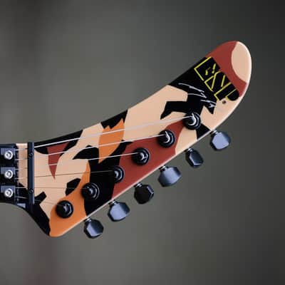 ESP Signature Series, George Lynch Desert Eagle -  Black w/ Desert Eagle Graphic image 2