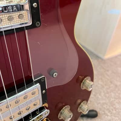 DeArmond M-77 2001 Electric Guitar - Wine Red image 5