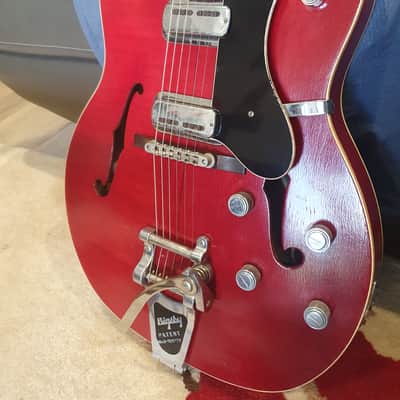 Maton 777 Supreme 1964 - Translucent red image 3