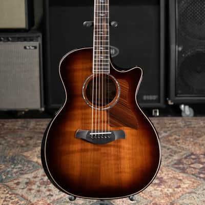 Taylor Next Generation Builder's Edition 814ce Grand Auditorium Acoustic/Electric Guitar - Redwood/Honduran Rosewood with Hardshell Case image 4