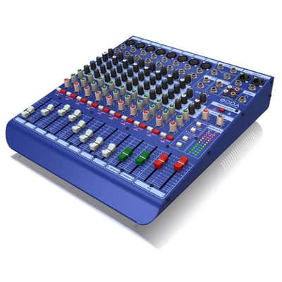 Midas DM12 12 Input Analog Live and Studio Mixer with Microphone Preamplifier, Bundle with Turnstile Audio TAPH100 Headphones and 2x H&A 25' XLR Microphone Cable image 4