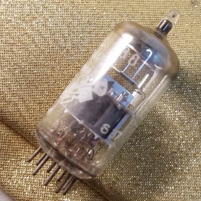 Amperex 6DJ8 tNOS AT1000 TESTED Vacuum Tube Heerlen Small Halo Getter rare Treble Clef Bugle Boy T4TCbb ECC88 dual triode 1960-1966 image 9