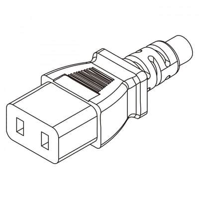LME IEC-C9 Power Cable - 2m image 2