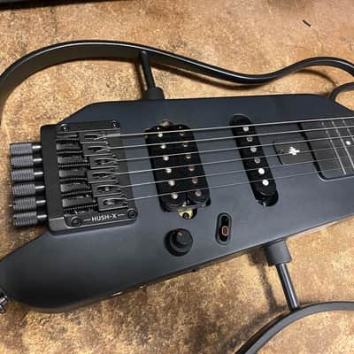 Donner Hush-X Electric Guitar Black image 1