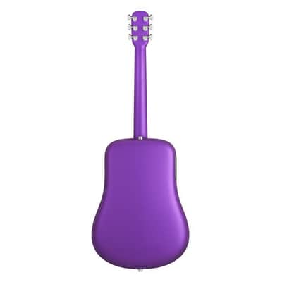 Lava Music L9220010 ME 4 Carbon Fiber 38” Acoustic / Electric Guitar With Gig Bag, Purple image 4