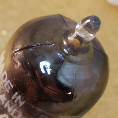 Mullard Bugle Boy Treble Clef EF86 tNOS AT1000 TESTED Vacuum Tube Blackburn long mesh plate square getter 8YX 9r1 6267 pentode 1954-1960 image 4