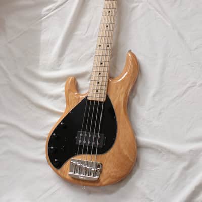 Ernie Ball Music Man StingRay 5 H Left Handed Lefty 5 String Electric Bass - Natural Gloss Finish image 2
