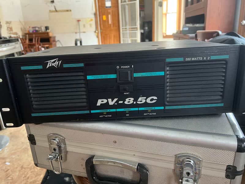 Peavey PV 8.5C 550 WPC power amplifier. Made in the USA. image 1